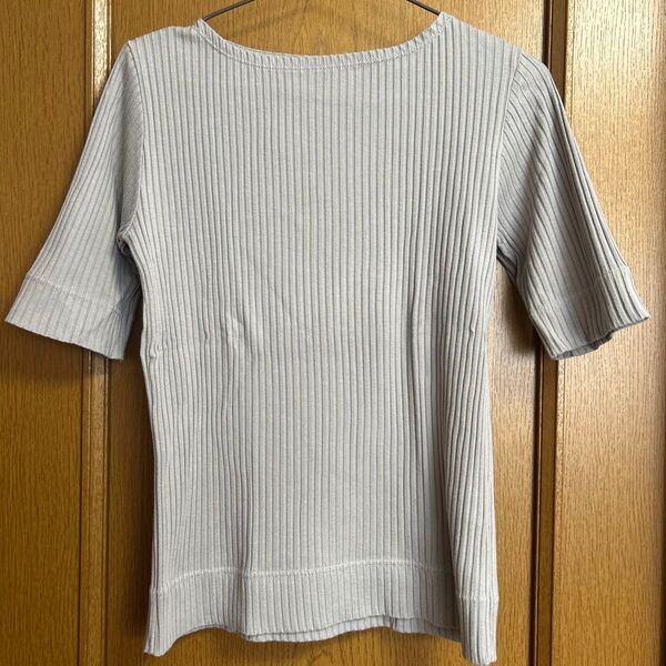 UNITED ARROWS GREEN LABEL RELAXING リブ五分丈カットソー