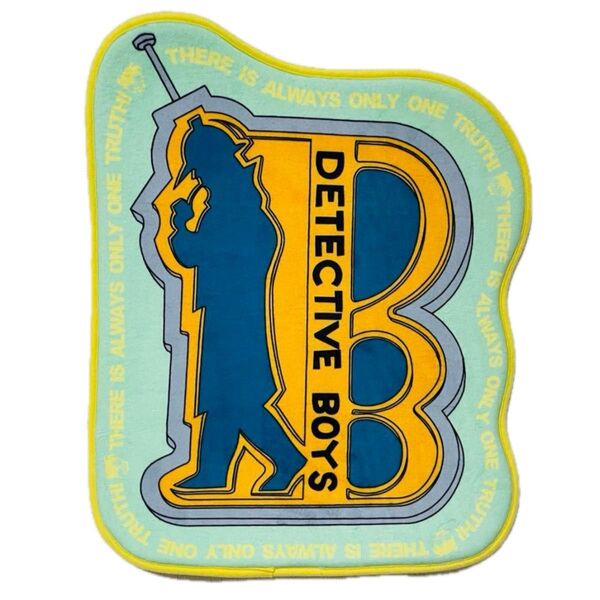 【美品】名探偵コナン 探偵団バッジ マット Detective Conan Detective Boys