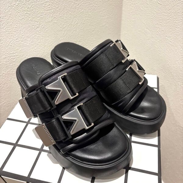 美品 BOTTEGA VENETA ボッテガヴェネタ フラッシュ サンダル 39 厚底