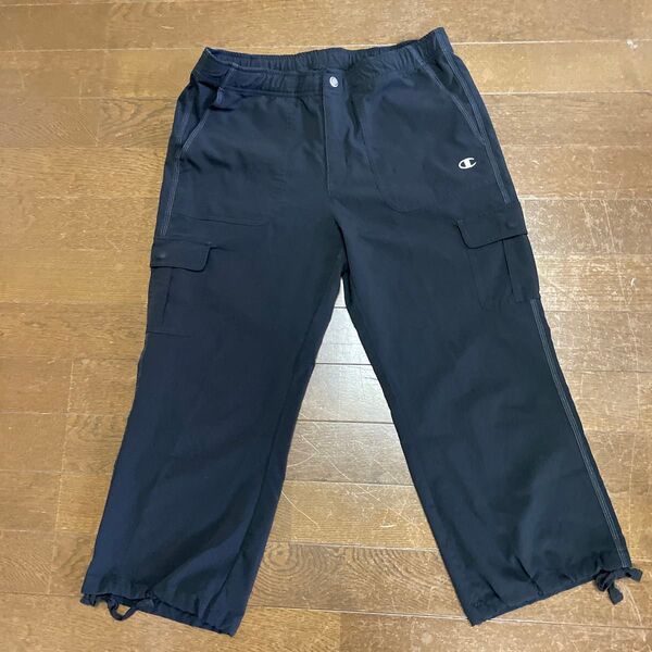 チャンピオン パンツ ボトムス ストレッチ 無地 スポーツウエア レディース Lサイズ ブラック Champion 【中古】