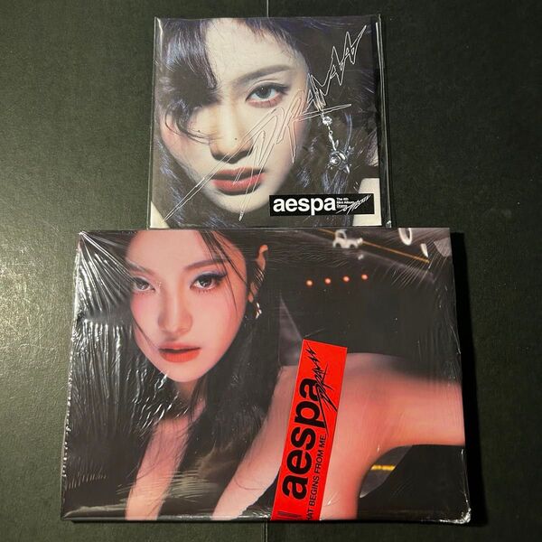aespa Drama アルバム Scene ver. Giant ver. ニンニン NINGNING 未開封 2形態セット