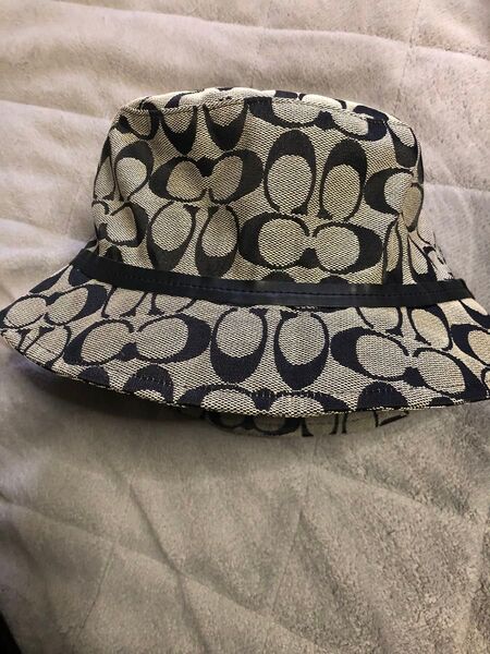 セール!COACH コーチ シグネチャー柄 バケットハット