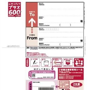 レターパックプラス600 100枚