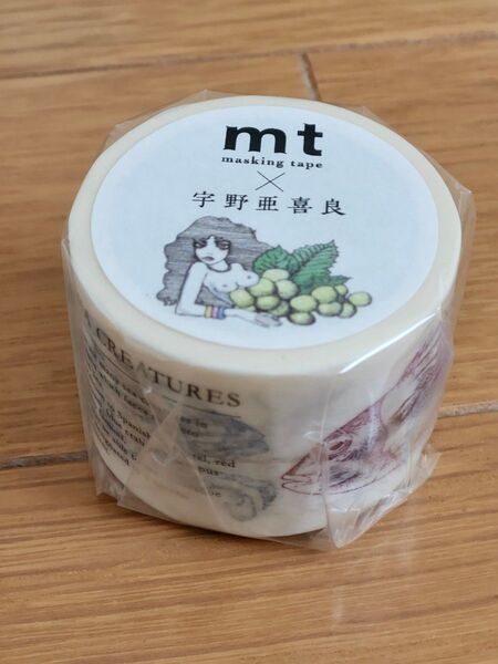 カモ井 mt× 宇野亜喜良 岡山名物テープ海の生き物 マスキングテープ