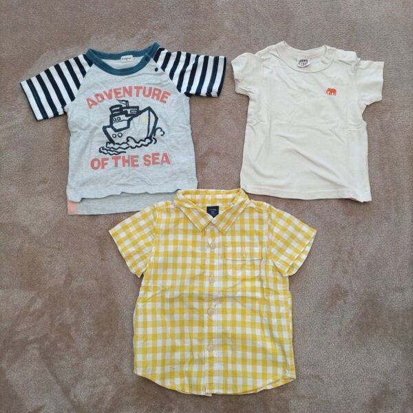 キッズ ベビー 半袖 シャツ Tシャツ ギャップ ジャンクストア 90 セット
