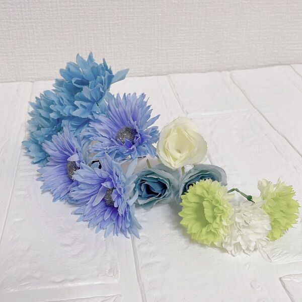 髪飾り ブルー 青花 11点まとめ売り 成人式 結婚式 前撮り