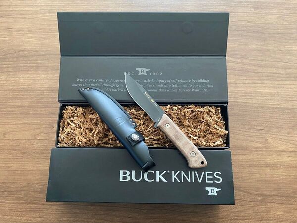 【BUCK】バック 104 【Compadre CampKnife】コンパドレ キャンプナイフ【BOS焼き】104BRS1・未使用