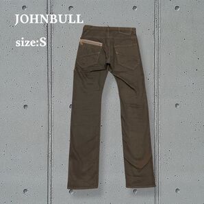 JOHNBULL ジョンブル カジュアル 個性的 ジーンズ カーキ ビンテージ メンズパンツ スリムパンツ カジュアル