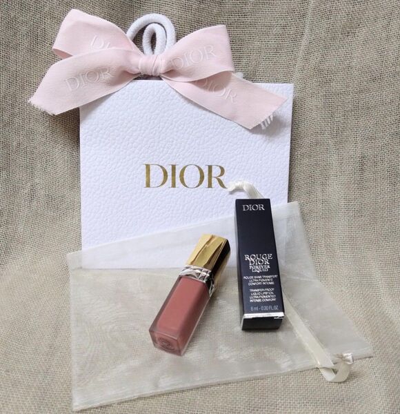 (新品未使用) Dior ディオール ルージュ ディオール フォーエヴァー リキッド シークイン (リップカラー) 001 DRE