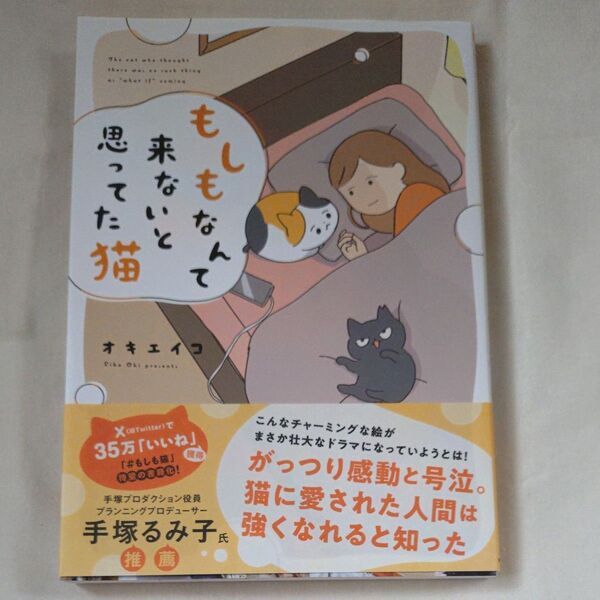 直筆イラスト入り サイン本 もしもなんて来ないと思ってた猫 オキエイコ/著