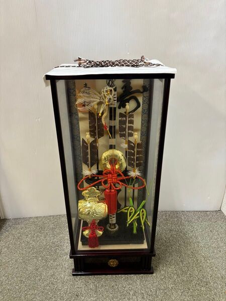 倉庫保管品 箱付き 破魔弓 寿松17号 飾り物 置き物 縁起物 和家具 正月飾り