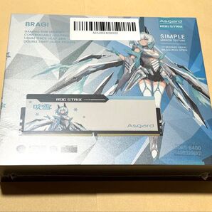 新品 未開封 Asgard ROG STRIX 吹雪 メモリ 64GB ( 32GB×2枚 ) DDR5-6400 RAM