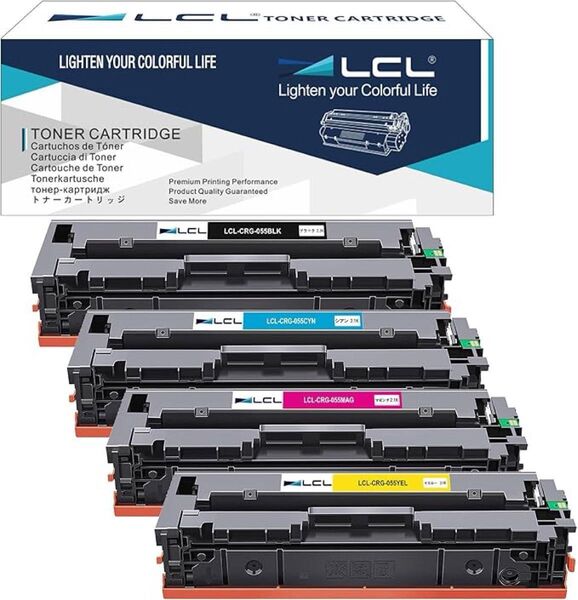 LCL CRG-055 互換トナーカートリッジ Canon用 キャノン用 CRG-055BLK CRG-055CYN