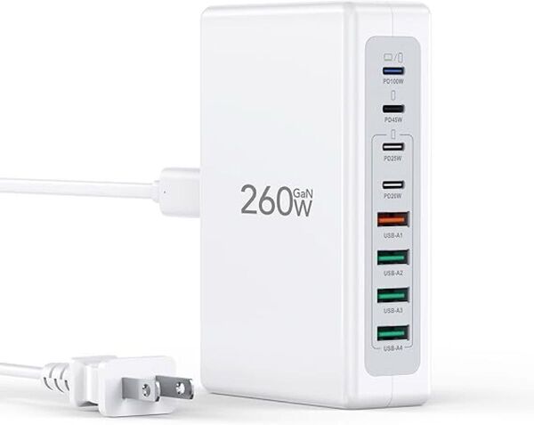 PD100 急速充電器 8 ポート シングルポート最大出力100W ノートパソコン MAC充電器USB