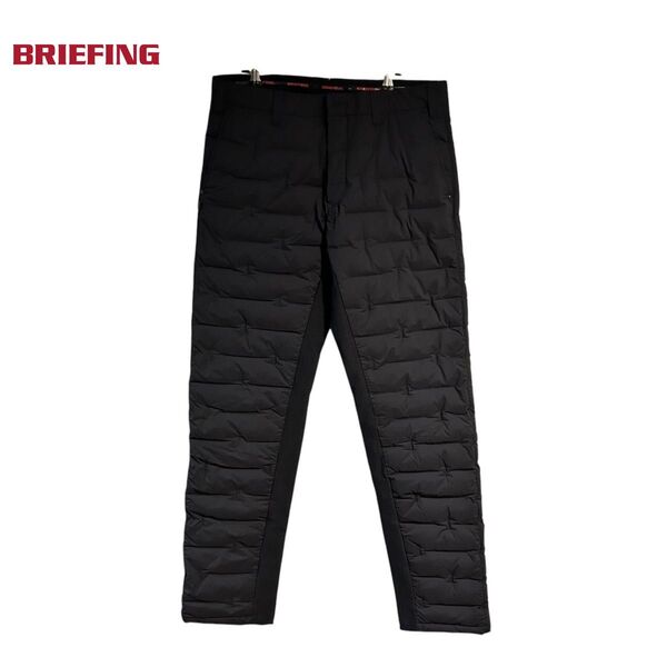 ブリーフィング ゴルフ ダウンパンツ BRG223M39 ブラック L 23AW メンズ ゴルフウェア 極暖 BRIEFING