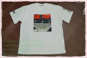 O'NEORIGHT ロゴ フォト プリント 半袖 Tシャツ/ホワイト/カラー/ストリート オーバーサイズ ビッグシルエット ルーズシルエット