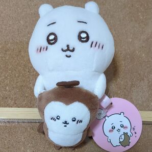 ちいかわ デスクトップから見守るひっかけぬいぐるみ ちいかわ&カブトムシ