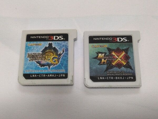 【3DS】 モンスターハンター3G & モンスターハンターX セット ソフトのみ