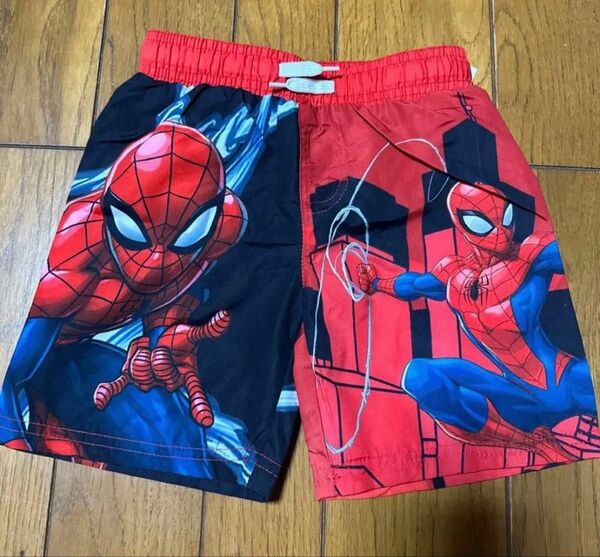 スパイダーマン 男の子 水着 新品 130cm