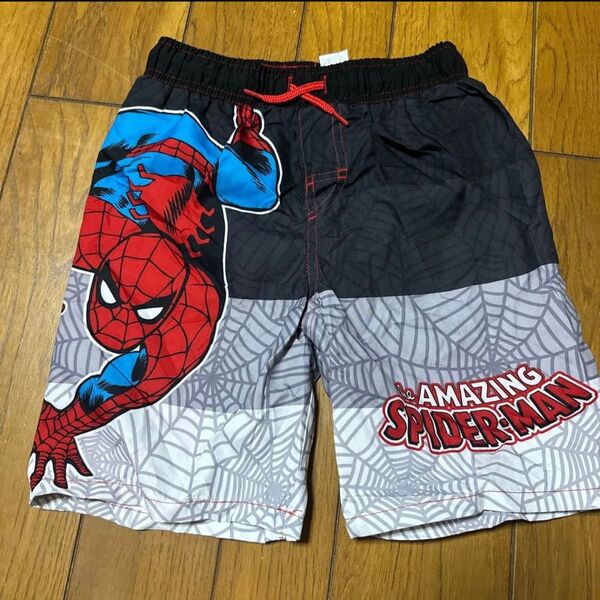 スパイダーマン 男の子 水着 新品 120cm