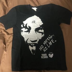 美品 Mサイズ クラウザー様 殺 No Metal No Life . デトロイト メタル シティー tower records DMC Tシャツ diablos