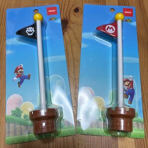 限定 新品 Nintendo ゴールボールペン マリオ クッパ 2本セット ボールペン ゴール
