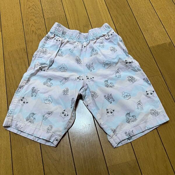 【中古】ユニクロ ポケモン ステテコ ピンク水色 110サイズ