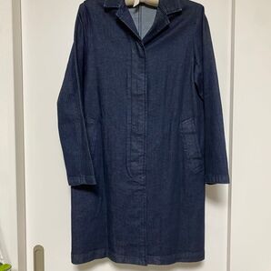 無印良品 デニム ステンカラーコート