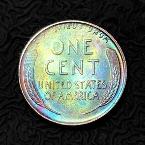アメリカ 1957 D Lincoln cent