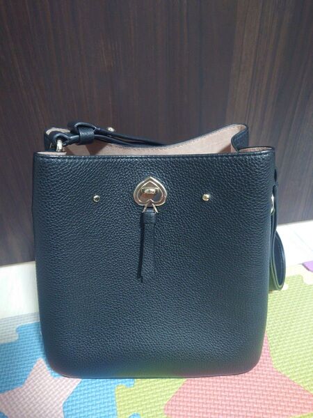 kate spade ショルダーバッグ スモール バケット ブラックバッグ