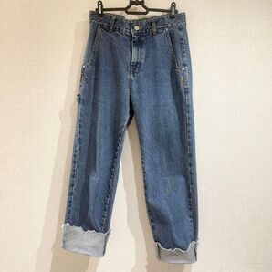 Ader Error ロールアップデニム A1 CINDER DENIM デニムパンツ