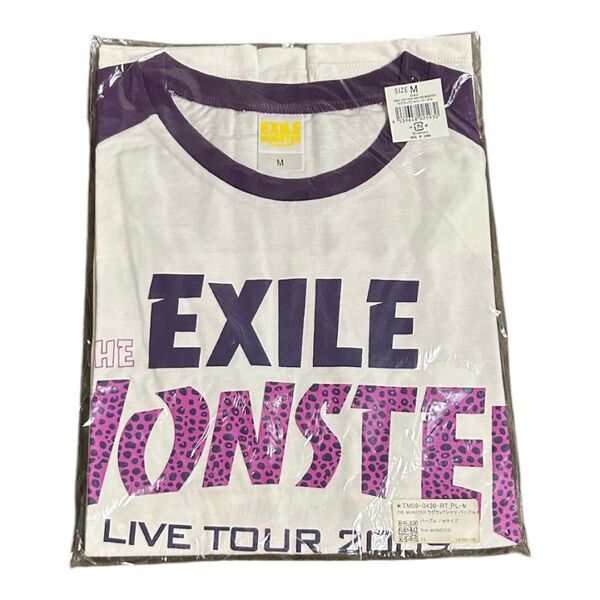 EXILE ラグランTシャツ Mサイズ 2009 パープル グッズ
