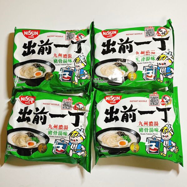 【ヤバい値!】香港・出前一丁 九州濃厚豚骨味 4袋セット!