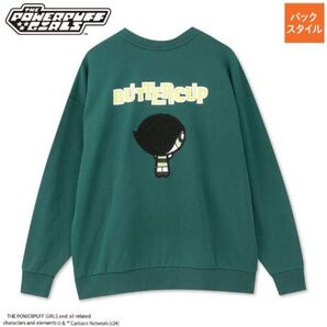 パワーパフガールズ バターカップ トレーナー スウェット プルオーバー Mサイズ