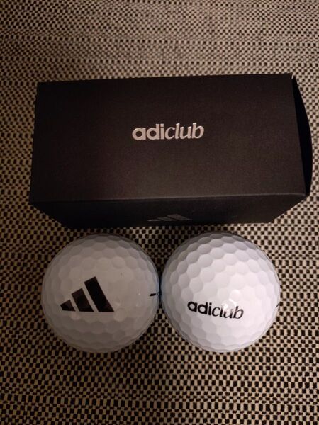 【新品未使用】テーラーメイド ゴルフボール 2個 adidas アディダス adiclub TaylorMade 非売品