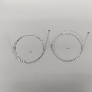 自転車 ブレーキワイヤー 2本 【エンドキャップ2個付き】
