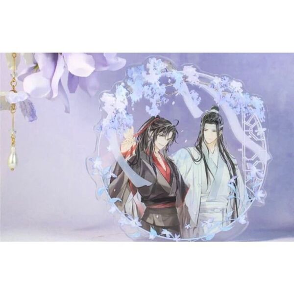 魔道祖師 テーマレストラン限定 流砂アクリルブロック