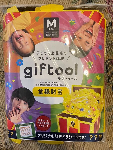 giftool【宝箱】金銀財宝 Mサイズ(なぞときシート付)【新品未開封】