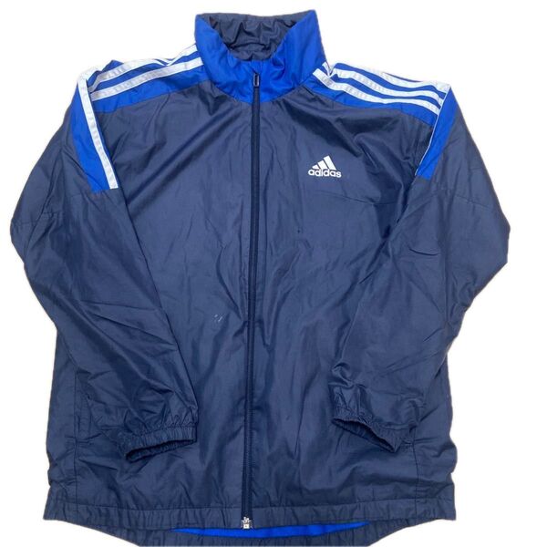 adidas ウィンドブレーカー ネイビー 150