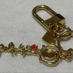 Samantha Thavasa ラインストーン キーモチーフ キーホルダー