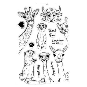 クリアスタンプ1856:zoo《2点で15%、3点で20%OFF》