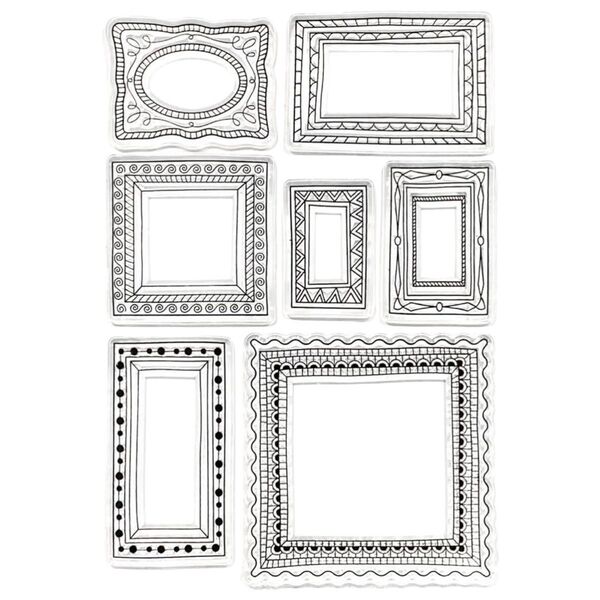 クリアスタンプ905:フレーム(手描き風)《2点で15%、3点で20%OFF》