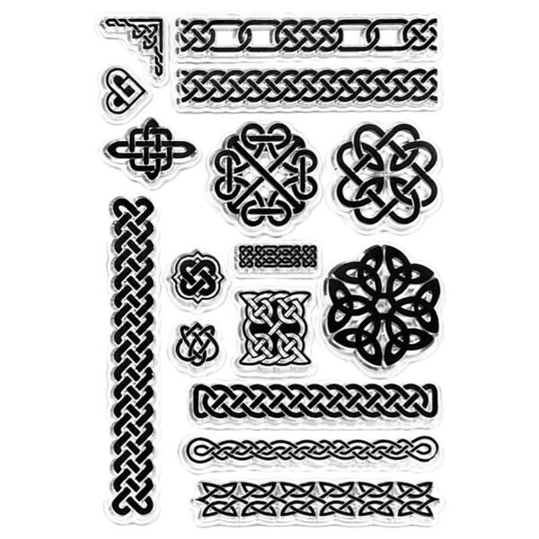 クリアスタンプ1602:ケルトノット①《2点で15%、3点で20%OFF》