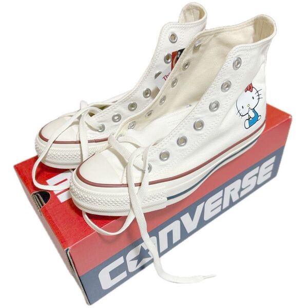 【アウトレット品】CONVERSE ALLSTAR HELLO KITTY ハローキティコラボ サンリオ ハイカット スニーカー