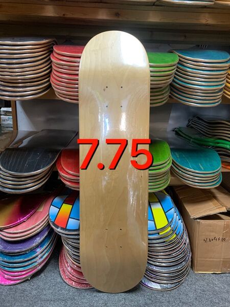USA ブランクデッキ 7.75・31.25(79.375センチ)スケートボード デッキ