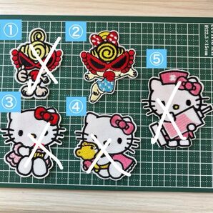 ワッペン キャラクター 1枚