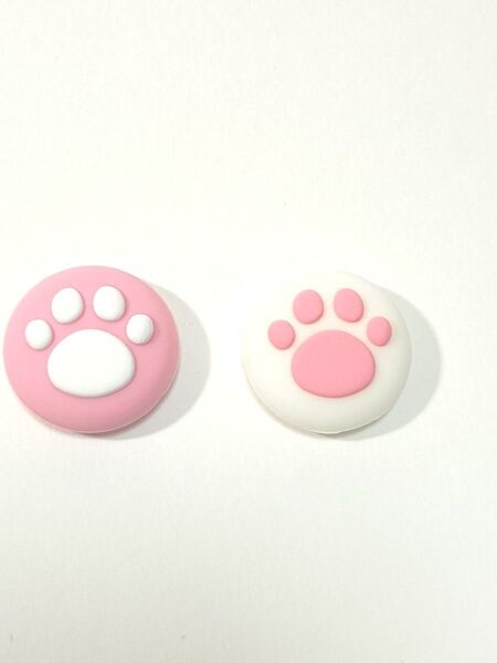 CYBER Joy-Con SWITCH Lite用 アナログスティックカバー ねこにゃん プラス パステル サイバー