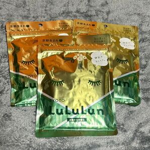 LuLuLun フェイスマスク お茶の花の香り 7シート入り 3袋セット