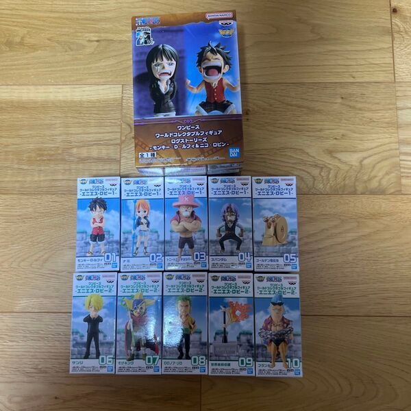 ONE PIECE ワールドコレクタブルフィギュア −エニエス・ロビー編 11種