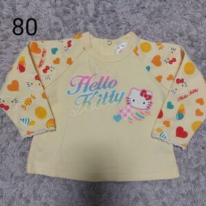 新品 キティちゃん 女の子 80cm 長袖トレーナー